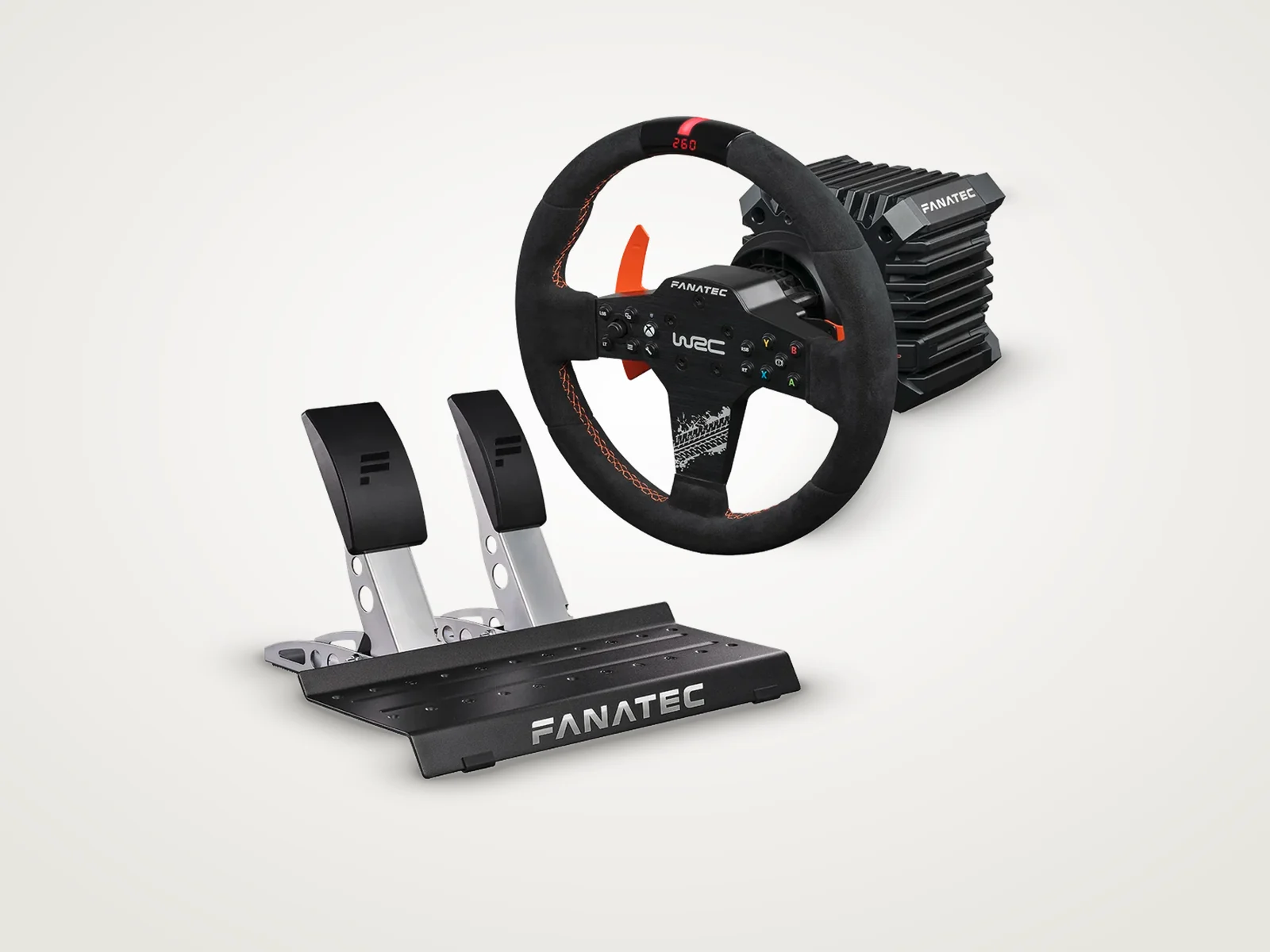 Fanatec CSL DD en pack, avec volant et pédalier Fanatec