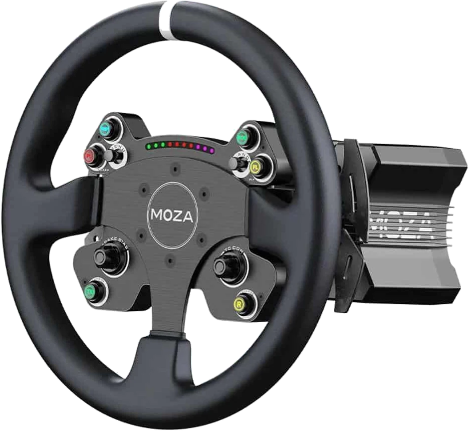 Moza R9 : base direct drive et volant pour PC