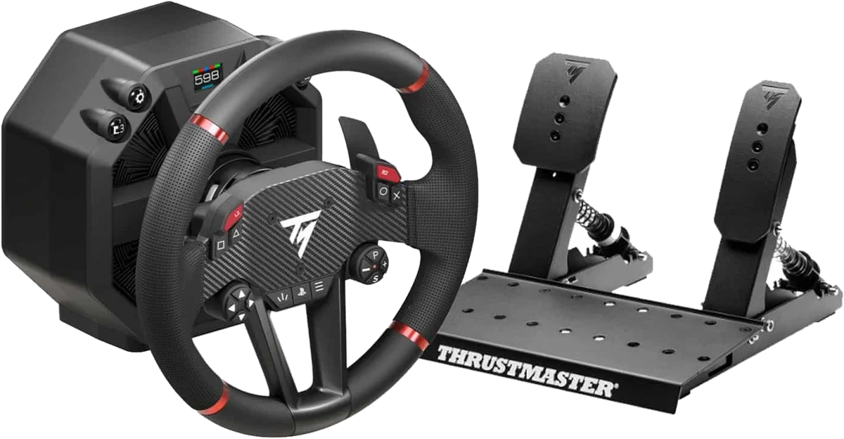 Thrustmaster T598 : volant direct drive PS5 et pédalier